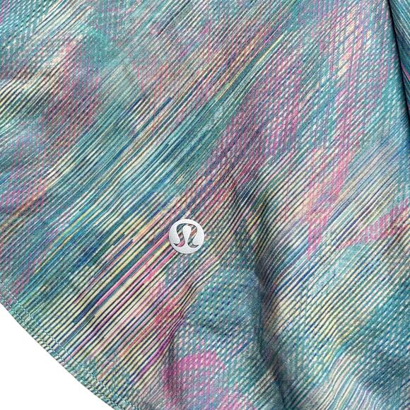 LULULEMON Everlux Short-Lined Tennis Tank Dress 6" Size 4 Pixel Diffuse Multi - Picture 9 of 11